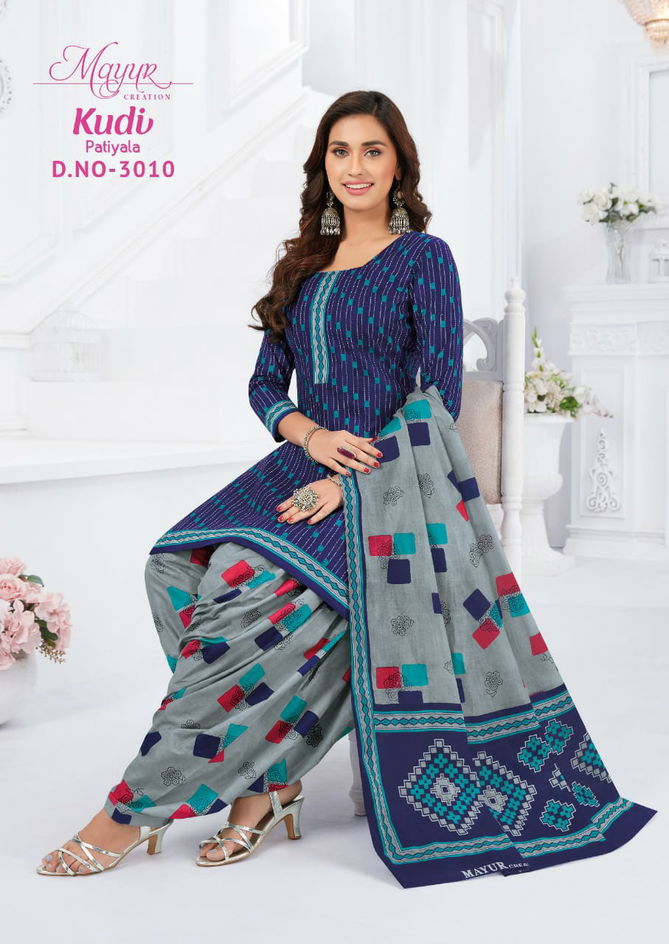 Mayur Kudi Patiyala 3 Cotton Printed Casual Daily Wear Dress Material Collection